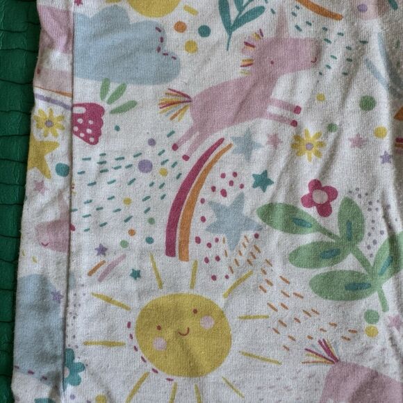 MAGNETIC ME Modal Magnetic Toddler Pajama Set Unicorns Rainbow Sunshine Girls 2T - Picture 9 of 13